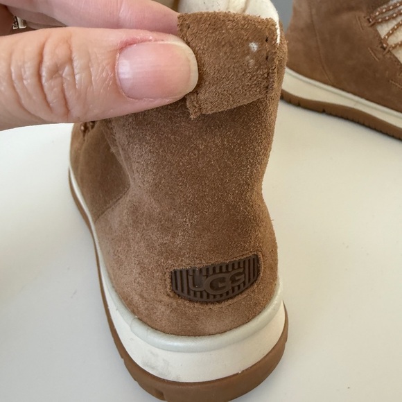 Ugg Lakesider Heritage Women's Brown Ankle Booties Suede Shearling 10 - Picture 13 of 15